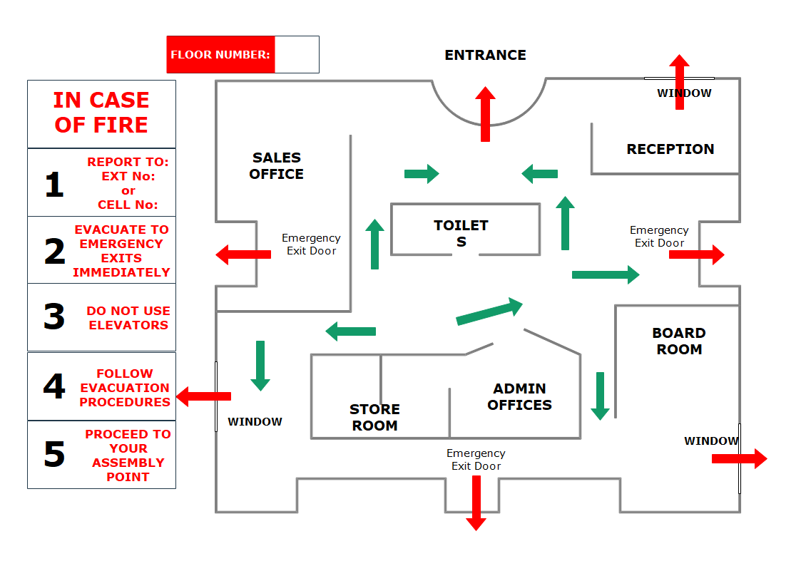 Hotel Floor Plan   3hotel Emergency Floor Plan 