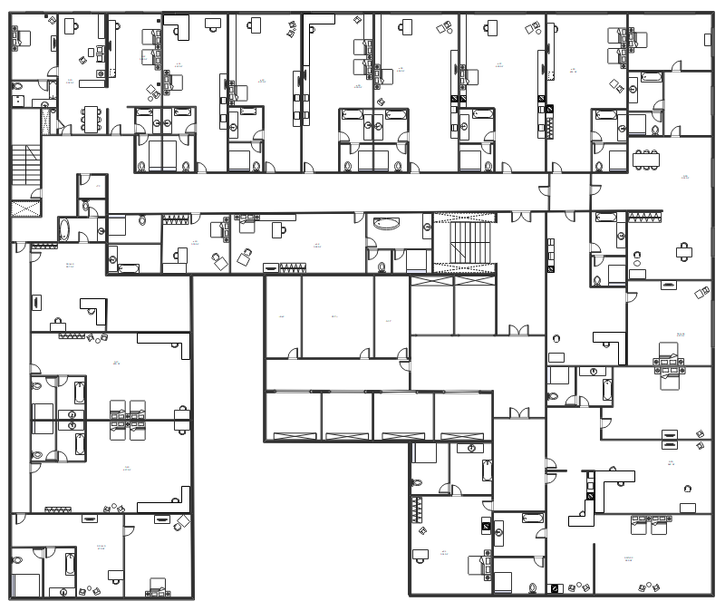 plan d'étage de l'hôtel marriott