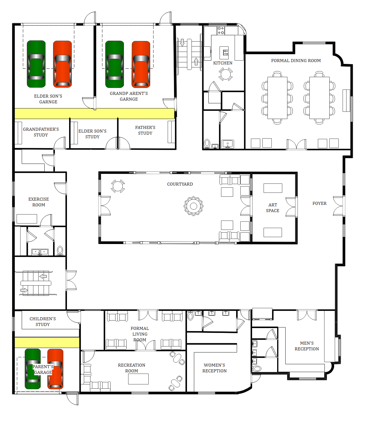 Free Editable House Plan Examples Templates EdrawMax Free Editable House Plan Examples Templates EdrawMax