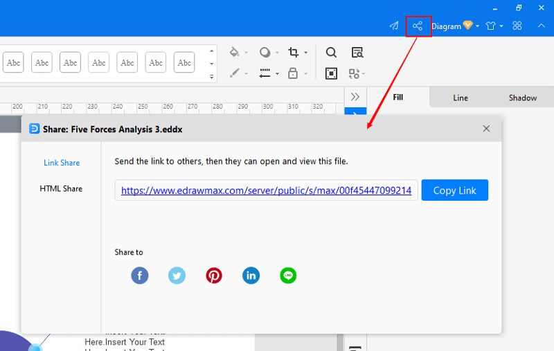 share and publish five forces analysis