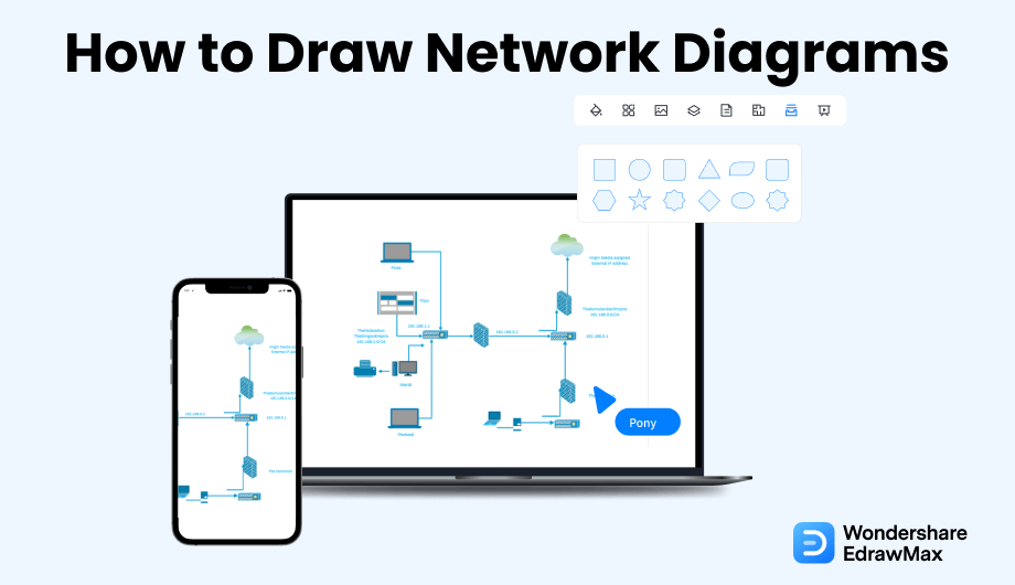 Wie man ein Netzwerkdiagramm zeichnet Cover