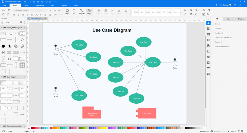 How To Draw A Use Case Diagram Using Tool Edrawmax Images – Themeloader