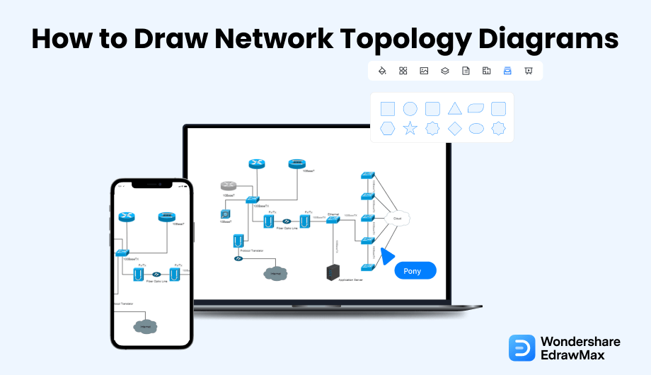 Wie man ein Netzwerk-Topologie-Diagramm zeichnet Cover