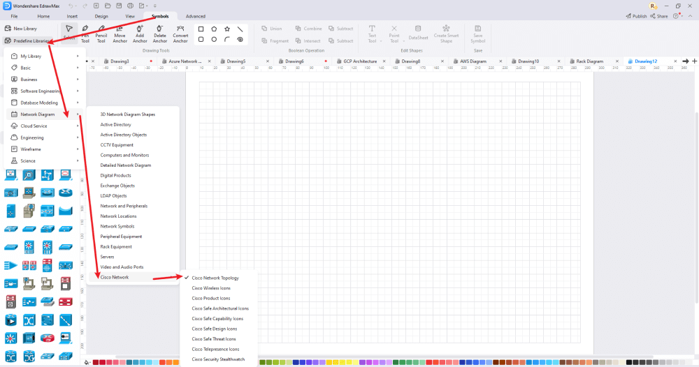 Wie man ein Netzwerk-Topologie-Diagramm zeichnet