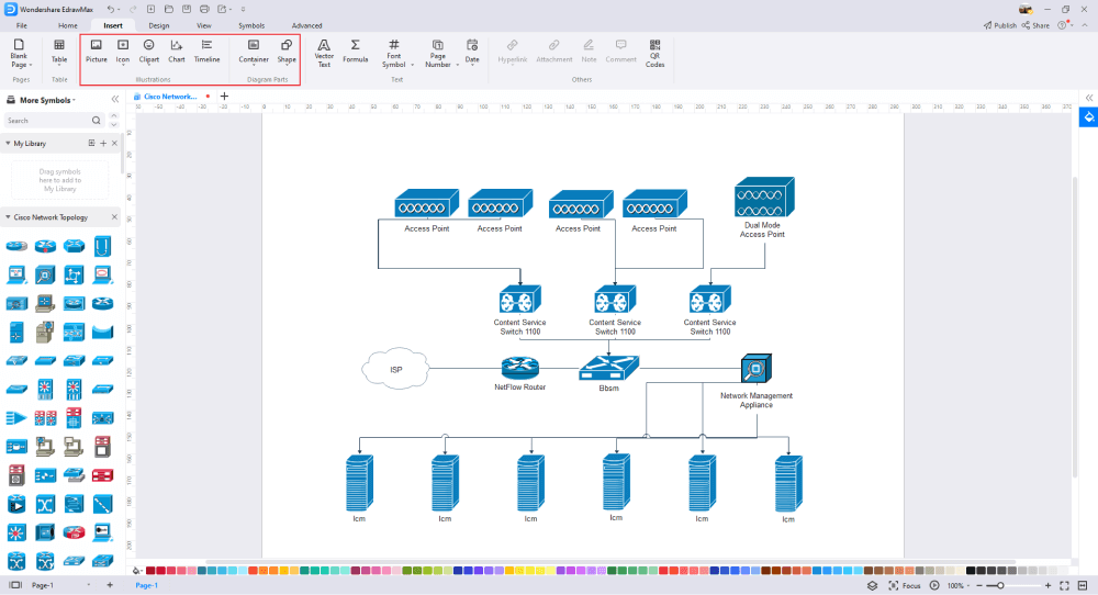 Wie man ein Netzwerk-Topologie-Diagramm zeichnet