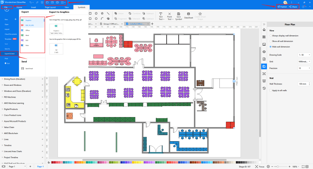 how to design an office layout