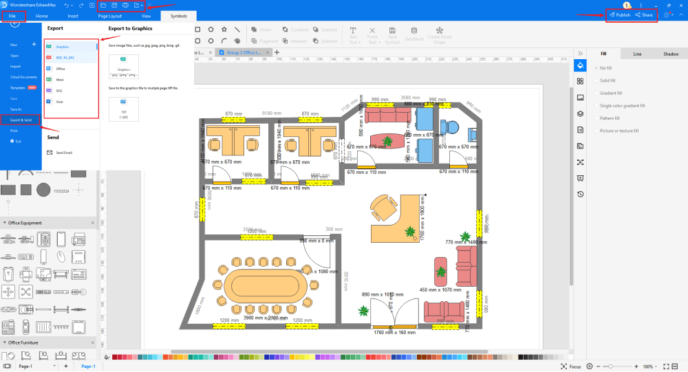 Wordファイルとしてエクスポート