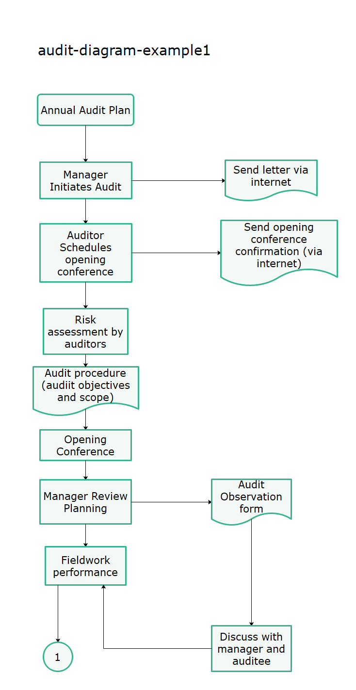 Audit Flowchart Template 