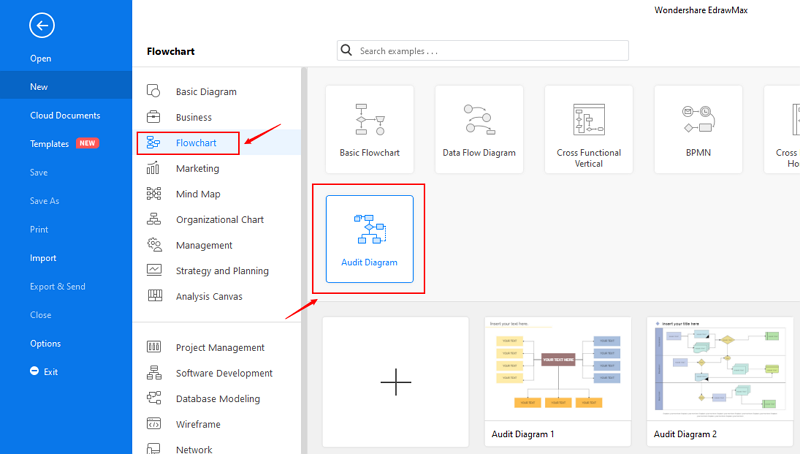 Audit Diagram step 1