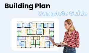 how to draw a building plan image