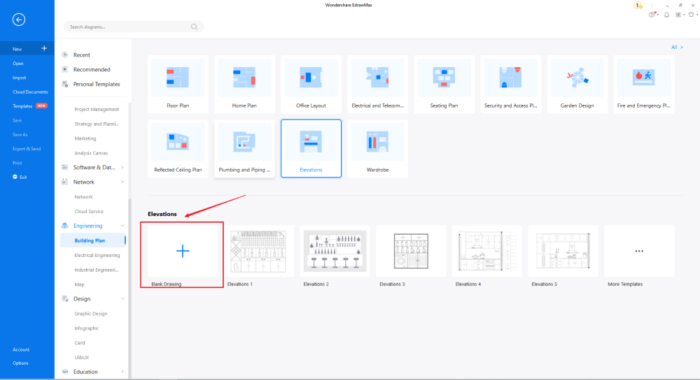 How to Draw an Elevation Plan | EdrawMax