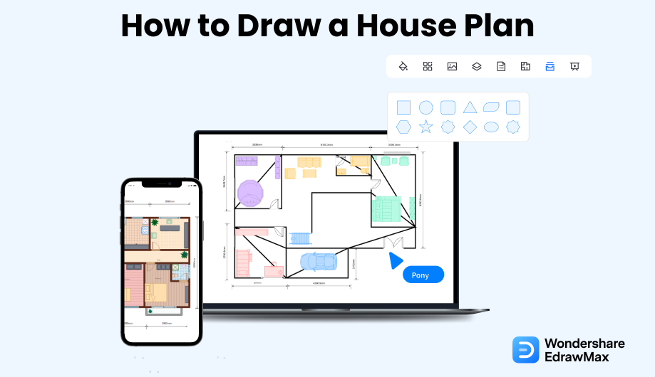 How To Draw House Plan Step By Step - Design Talk
