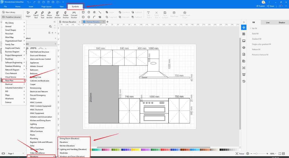 how to design a kitchen elevation