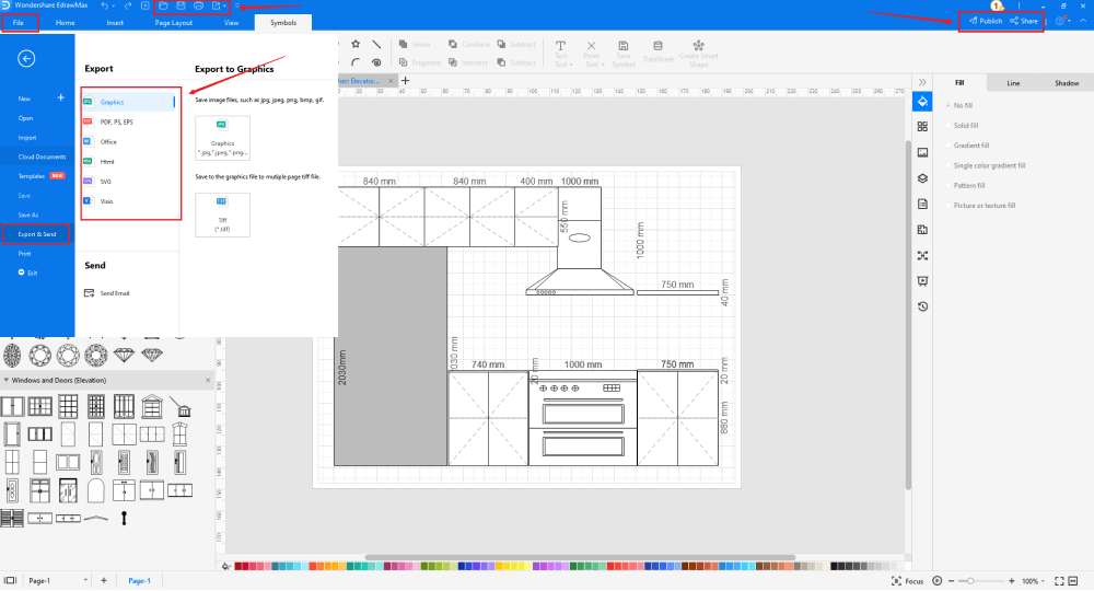 how to design a kitchen elevation