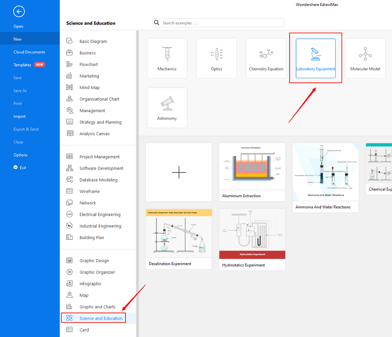 Abrir diagrama del aparato de laboratorio