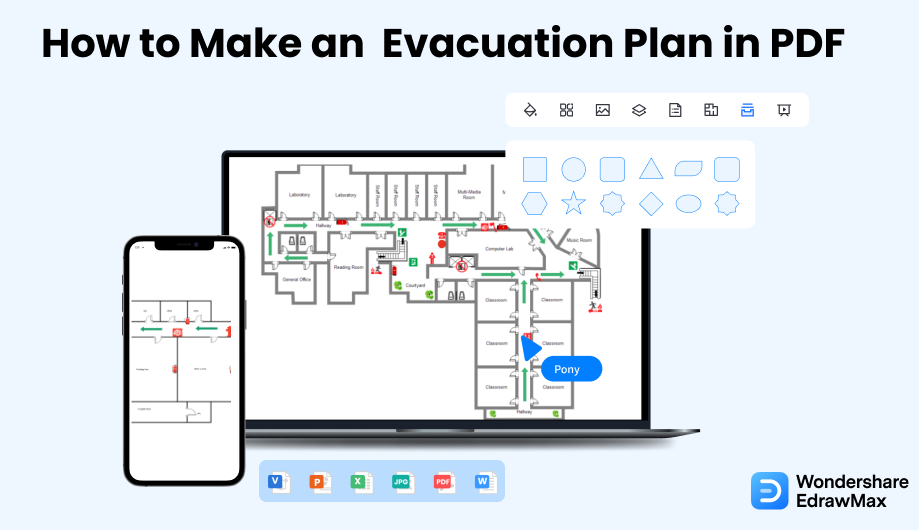 How To Draw An Evacuation Plan In Pdf Edrawmax