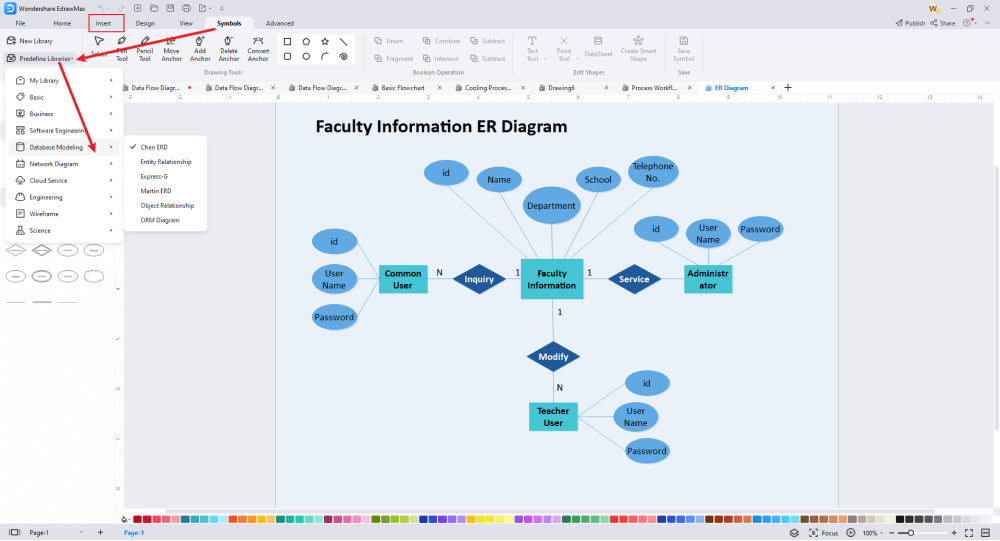 How to Create an ER Diagram in Visio | EdrawMax