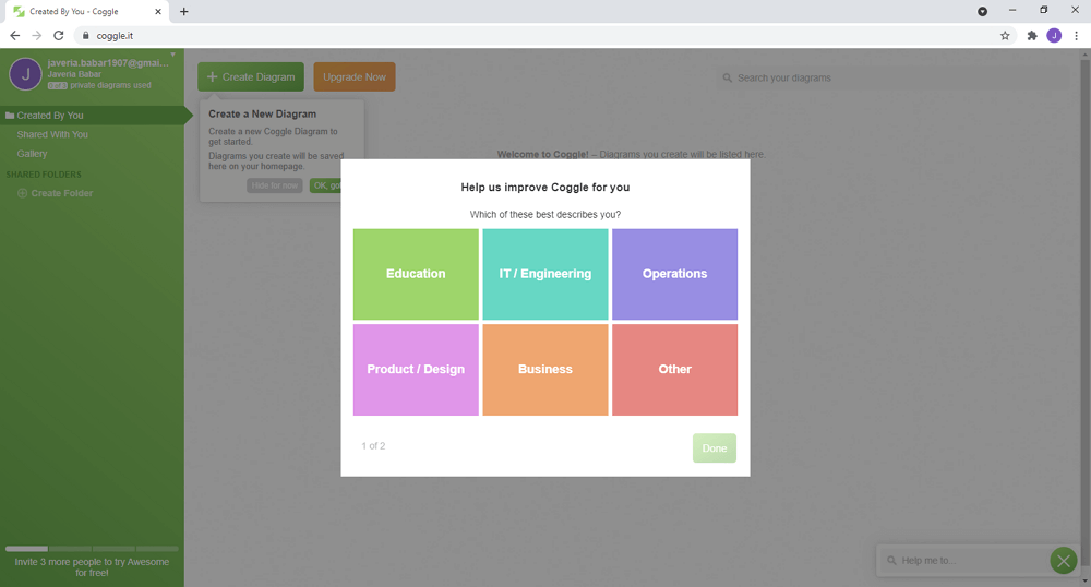 comment faire une mindmap dans coggle