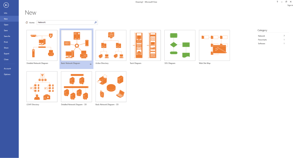 Zeichnen Sie ein Netzwerkdiagramm in Visio