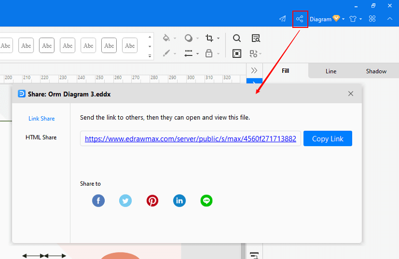 share and publish ORM diagram