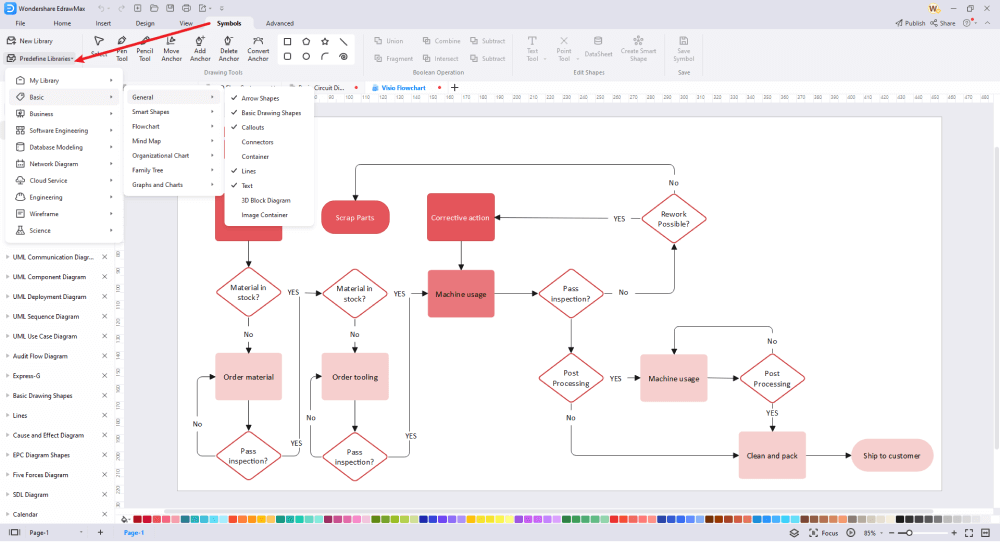 Visio-Dateien ohne Visio in EdrawMax öffnen