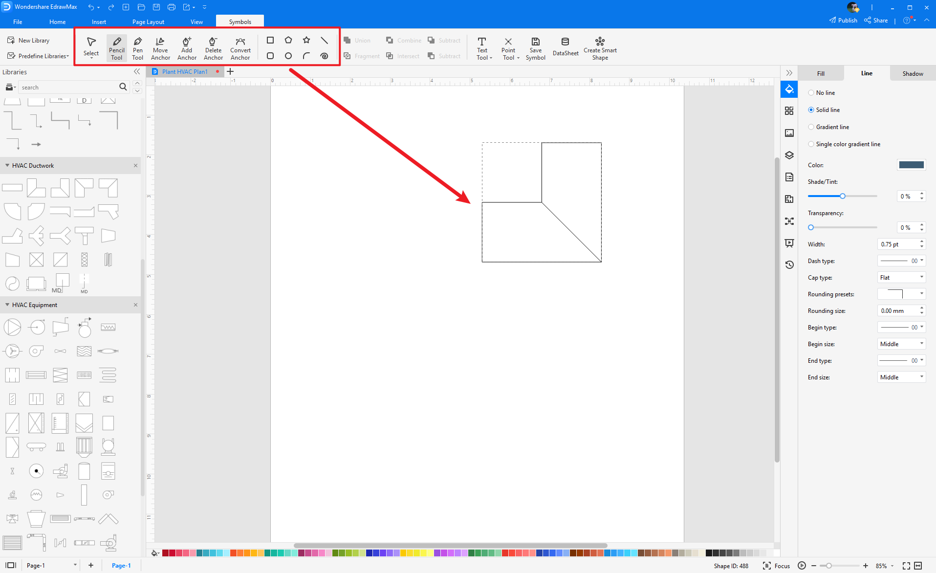 how to create more hvac symbols