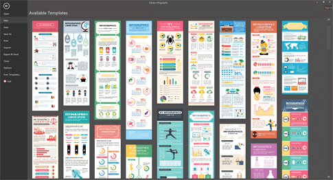 plantillas de infografía editables