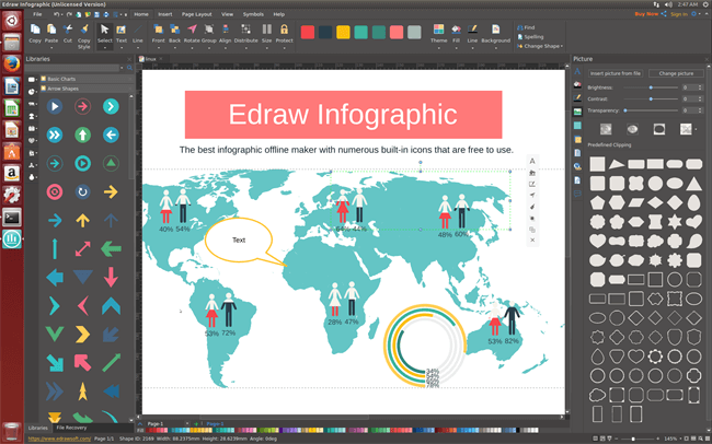 software de infografía para Linux