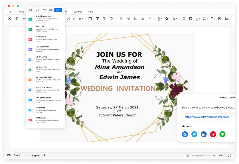 Wedding on sale invitation software