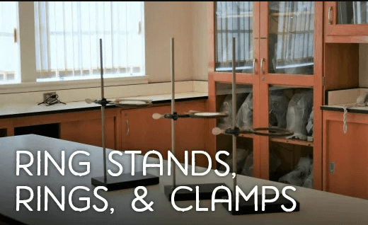 Ring stands, rings, and clamps