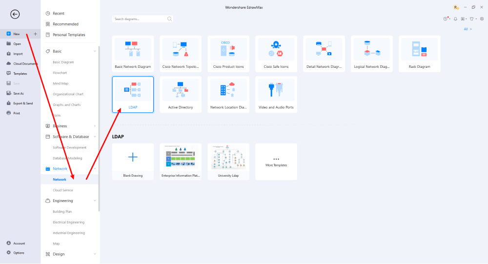 Wie man ein LDAP-Diagramm zeichnet