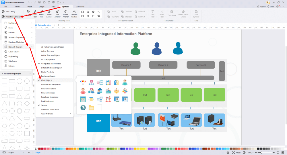 Wie man ein LDAP-Diagramm zeichnet