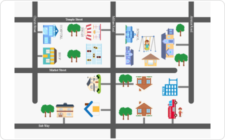 Free Location Map Maker with Free Templates - EdrawMax