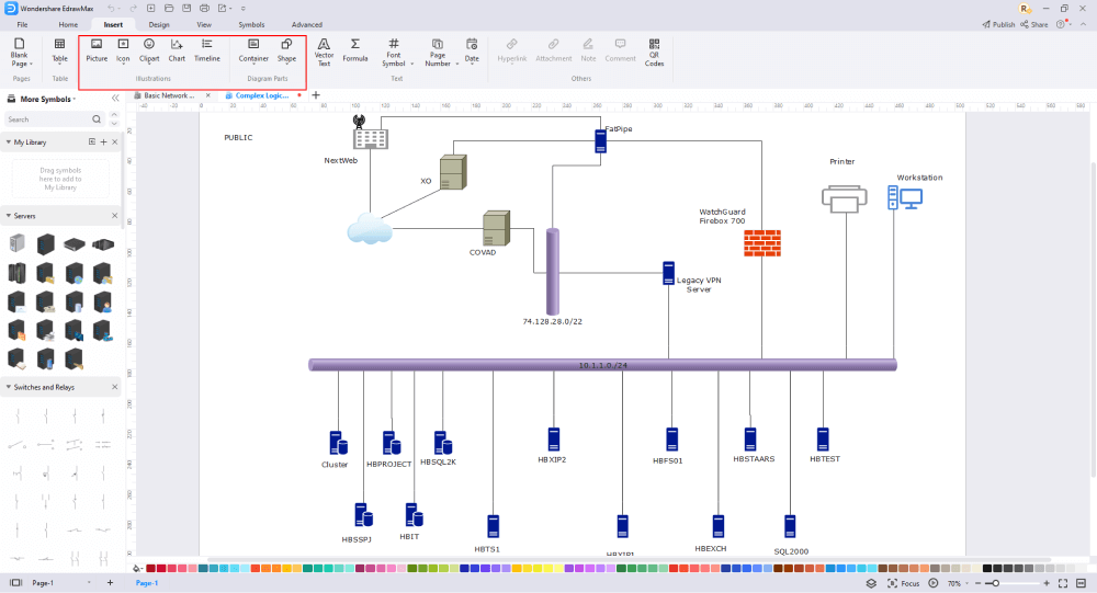 Logical Network Diagram A Complete Tutorial Edrawmax 9022