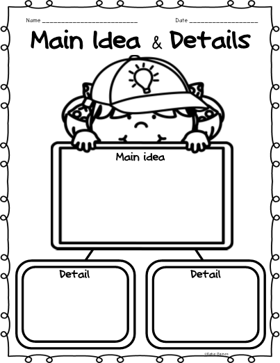 Main Idea Graphic Organizer