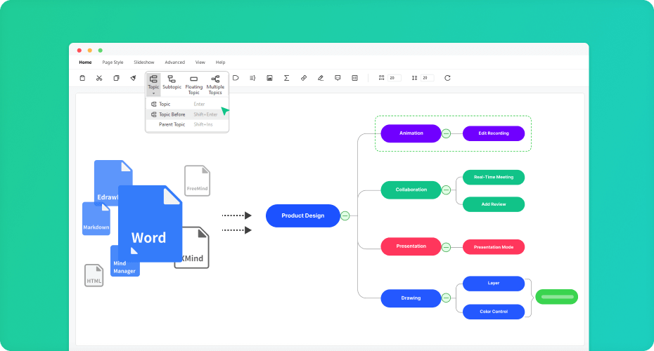 create with EdrawMind