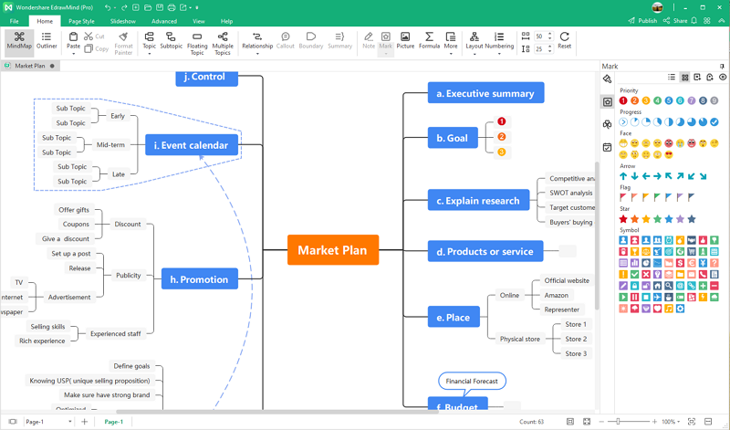 Departamento Pir Mide Actualizar Text 2 Mind Map Impuestos Aventurarse   Edrawmind Ui 