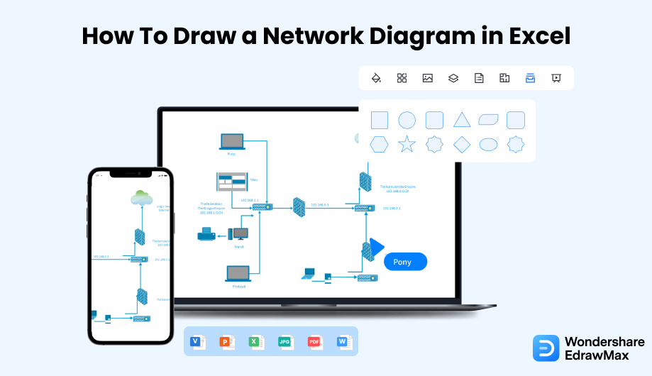 Erstellen Sie ein Netzwerkdiagramm in Excel Cover