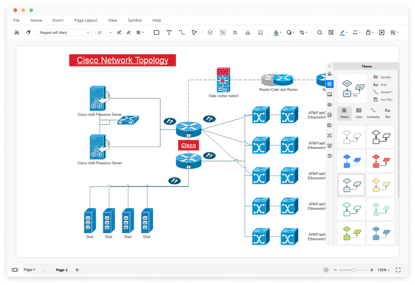 Free Network Diagram Software with Free Templates EdrawMax