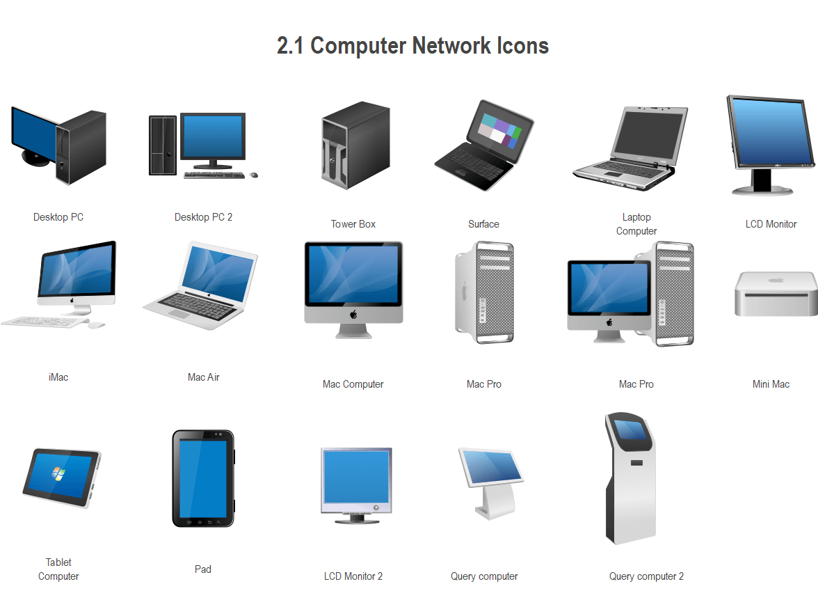computer-netzwerk-symbole