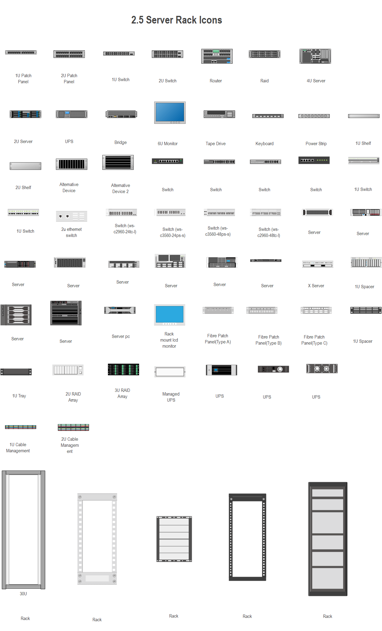 server-rack-symbole