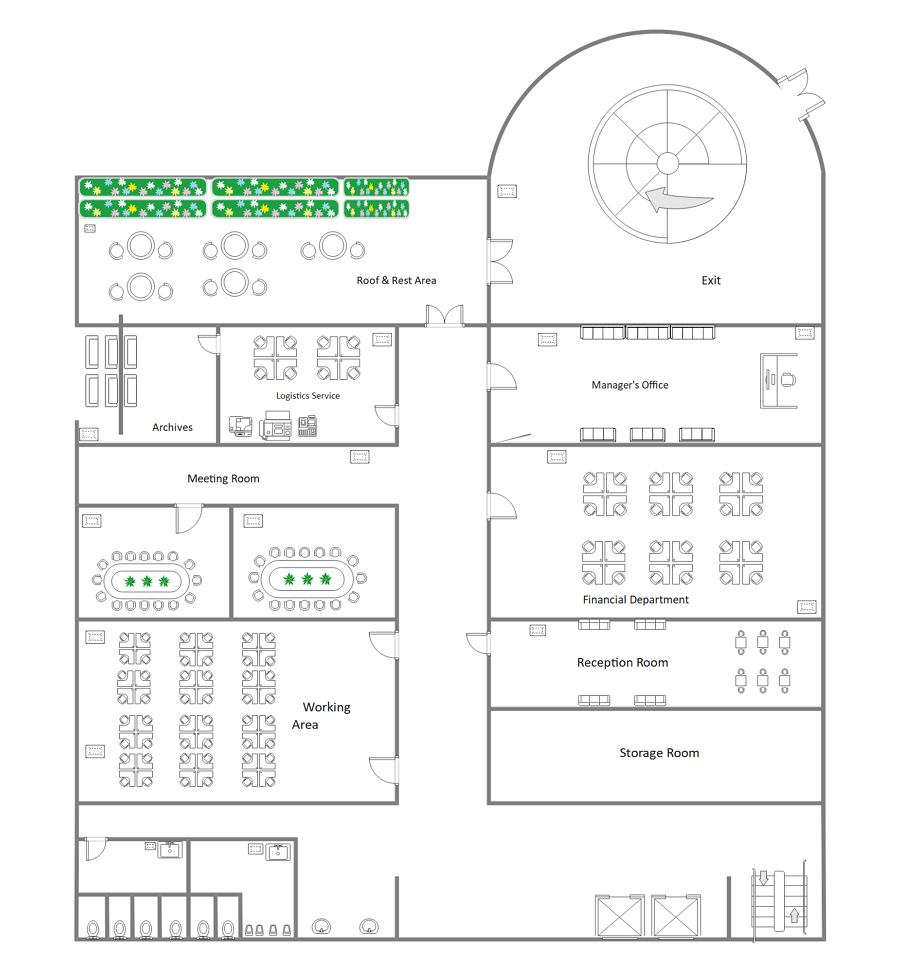 Office Layout Sample