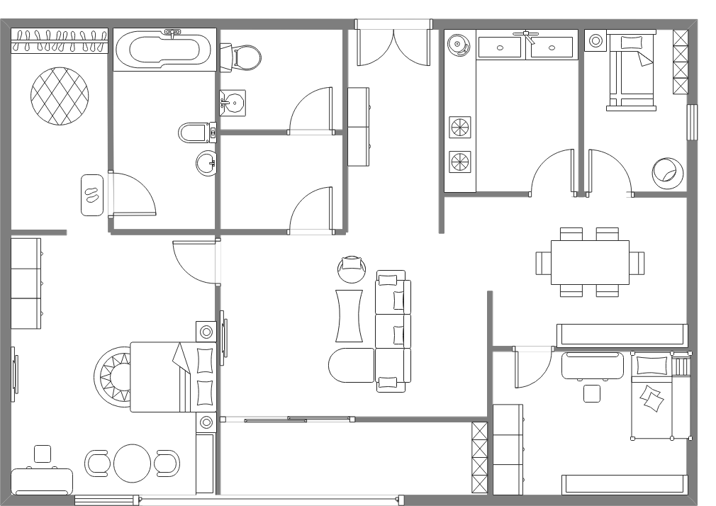 Home Office Floor Plan