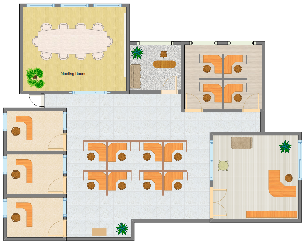 Office Layout | Types and Design Ideas - Edraw