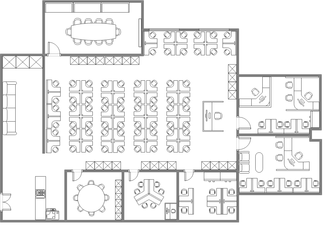 Traditional Office Floor Plan