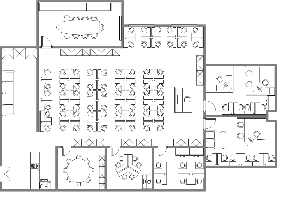 Office Layout Types And Design Ideas Edraw