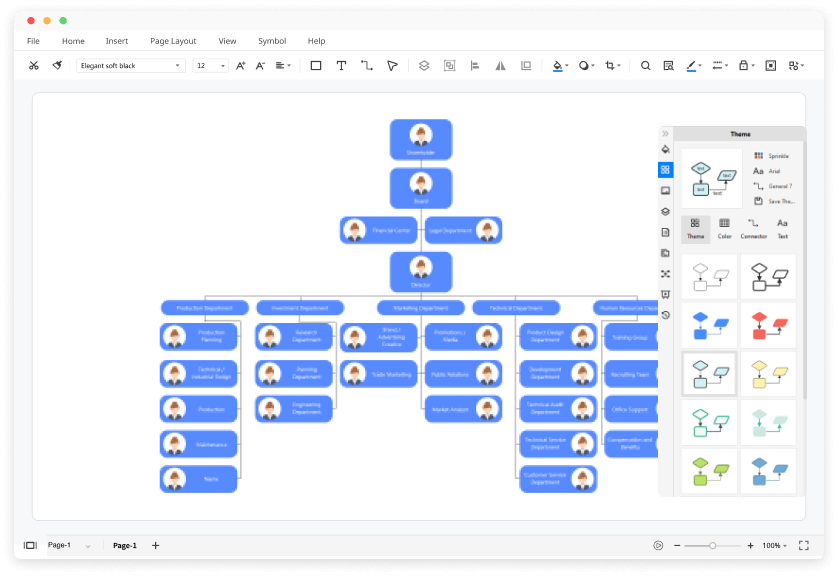 Organogram Maker Free Organizational Chart Software With Free Organogram Maker Free Organizational Chart Software With Free