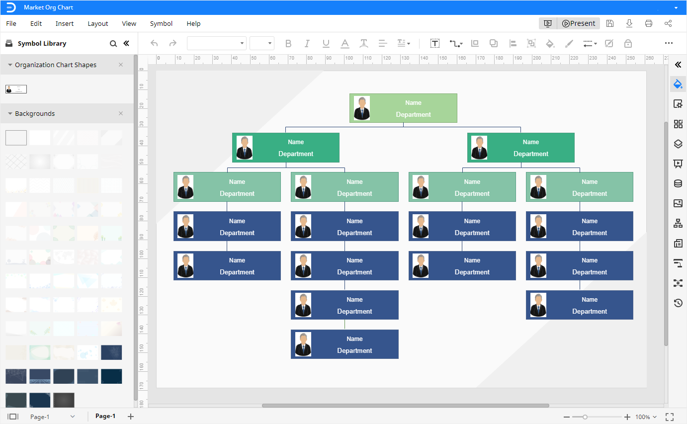 Explain Organizational Charts with Types, Uses & Examples | EdrawMax