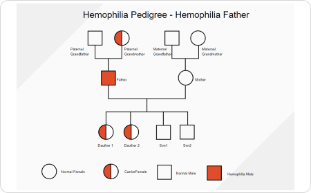 Esempio di diagramma genealogico