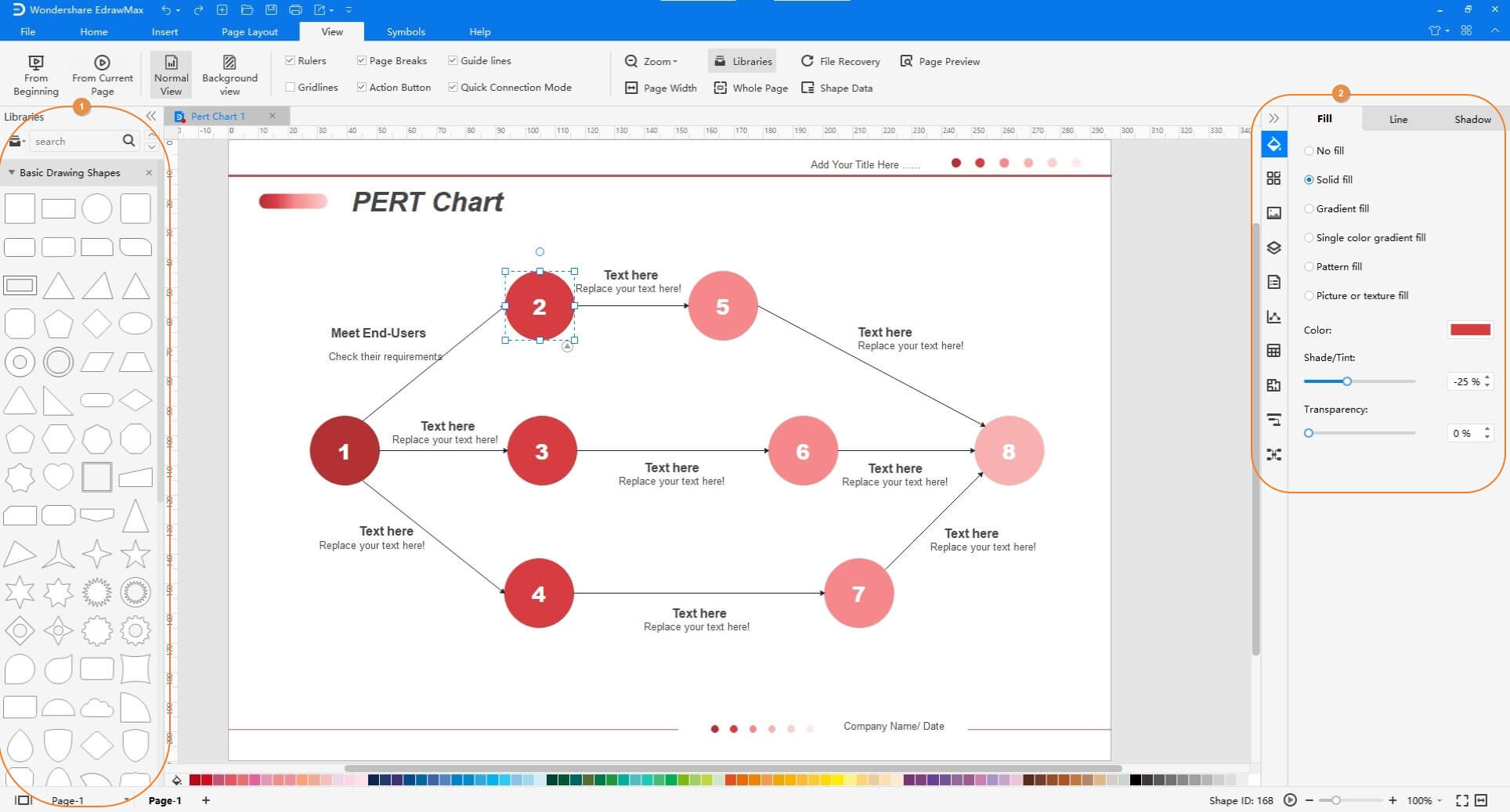 Creatore grafici PERT